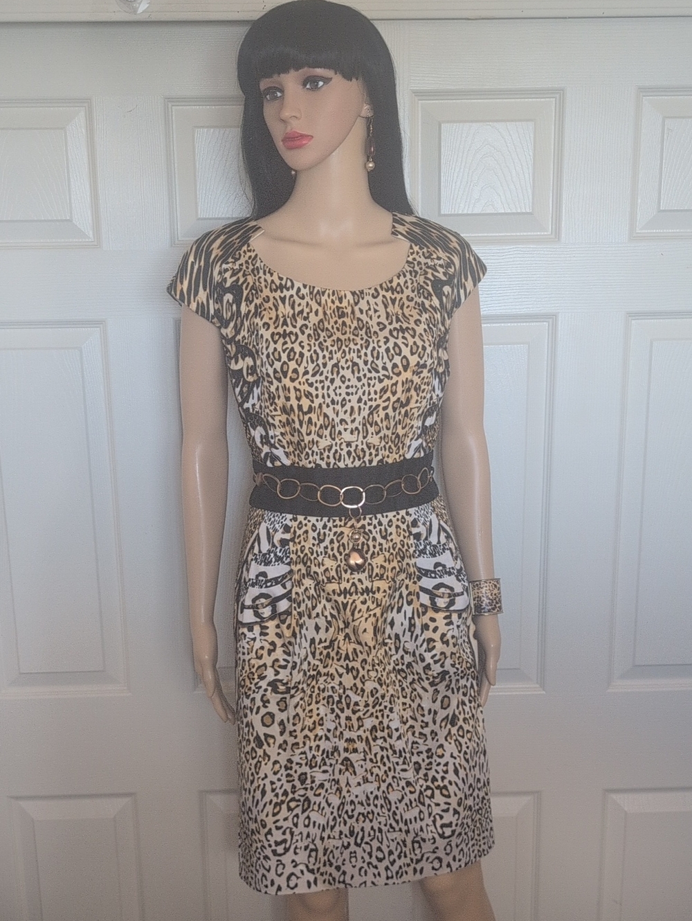 Etcetera animal print dress